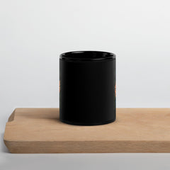 Modern Calligraphy Black Glossy Mug - Beyond T-shirts