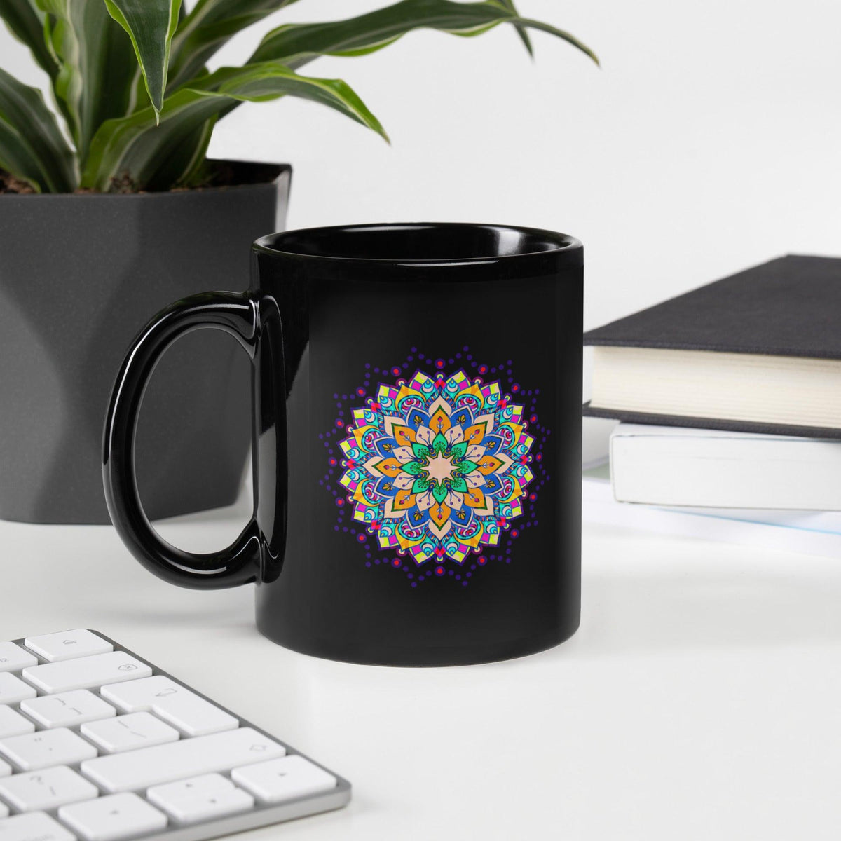 Mandala Harmony Nightfall Mug - Beyond T-shirts