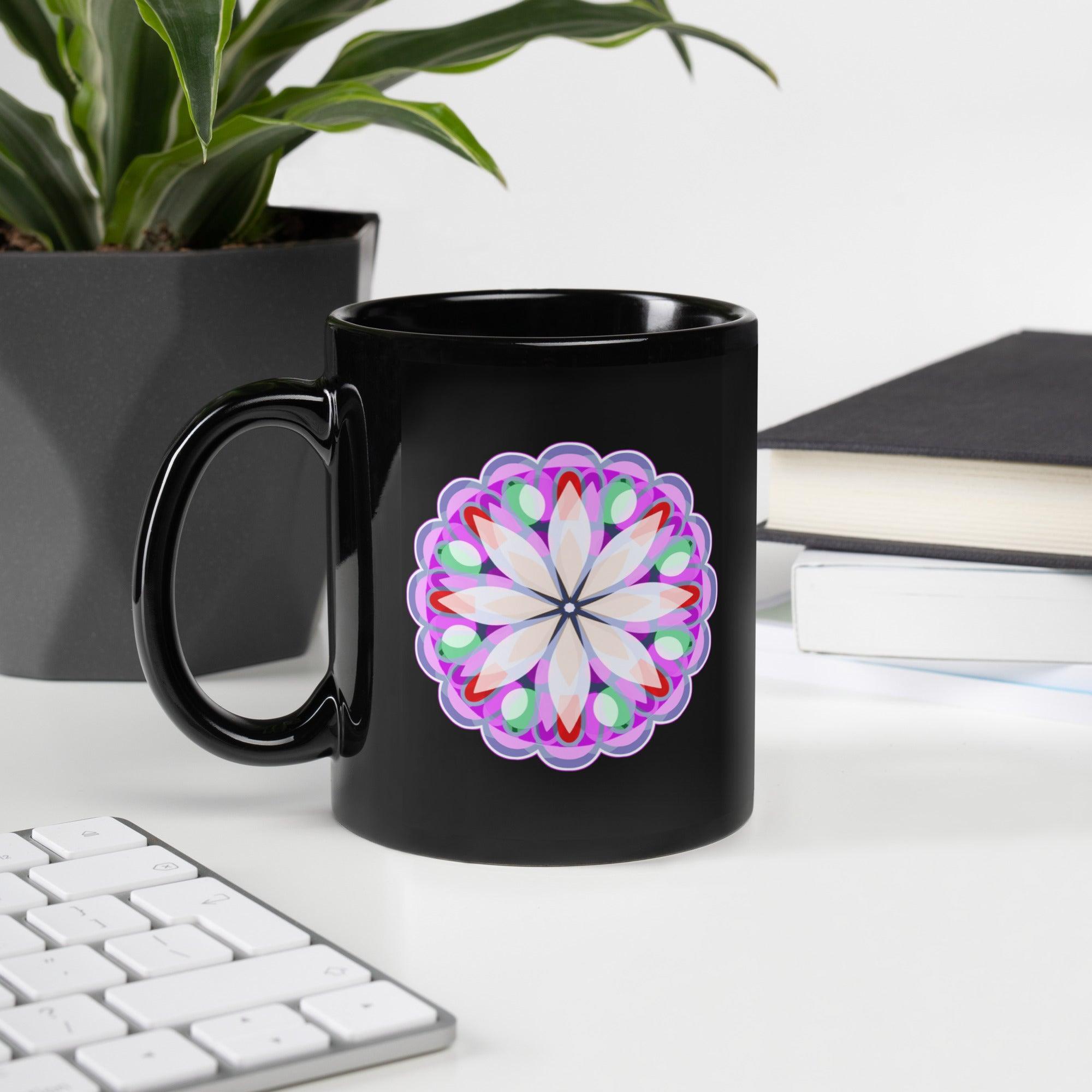 Elegant Mandala Silhouette Mug - Beyond T-shirts