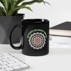 Mandala Of Unity Black Glossy Mug - Beyond T-shirts