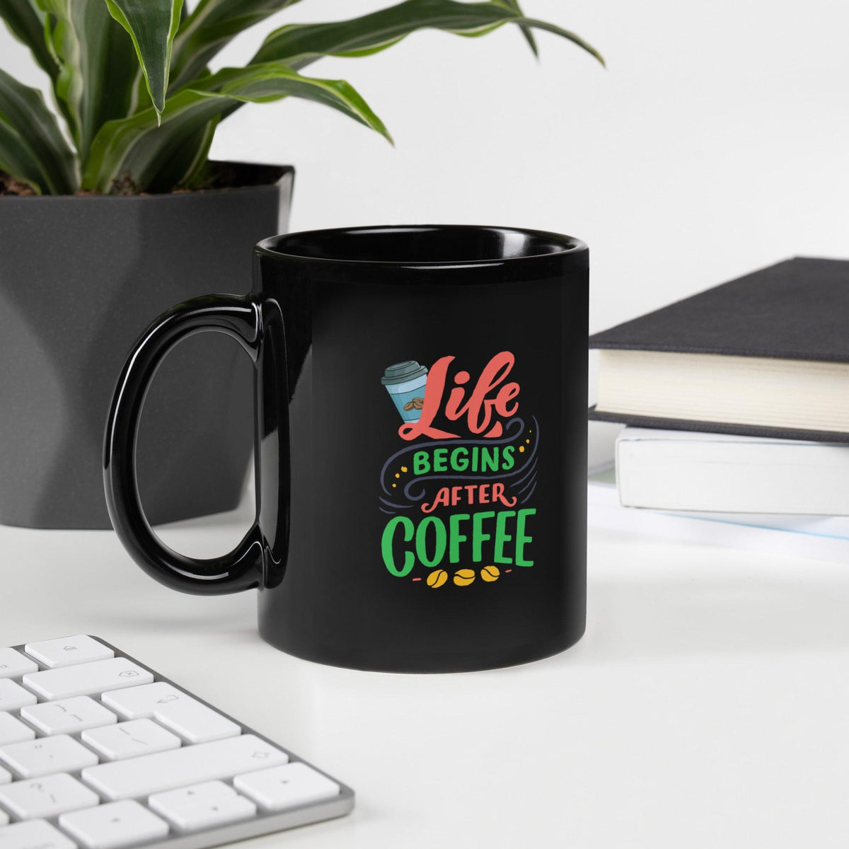 Minimalist Typography Coffee Mug - Beyond T-shirts