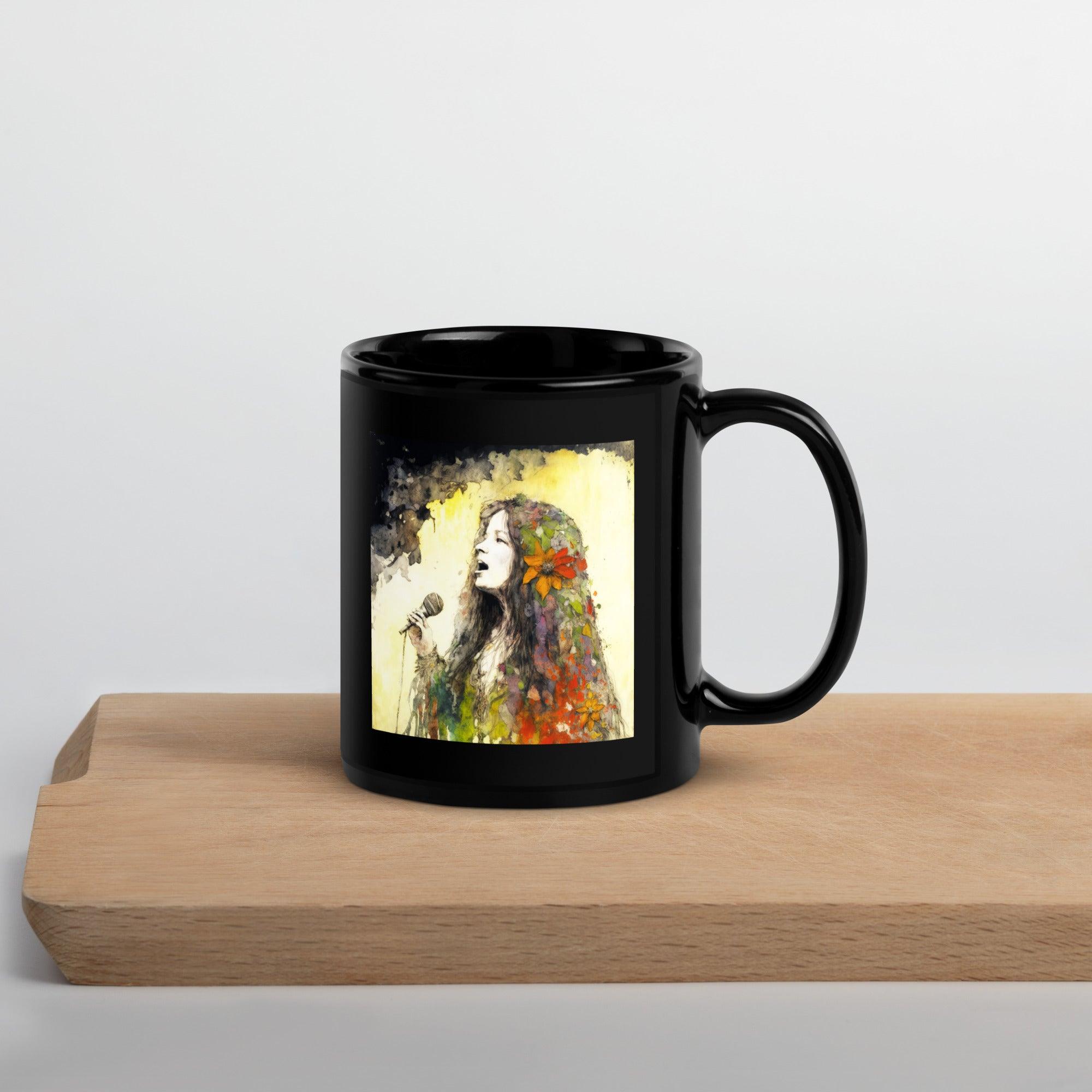 NS-983 Black Glossy Mug