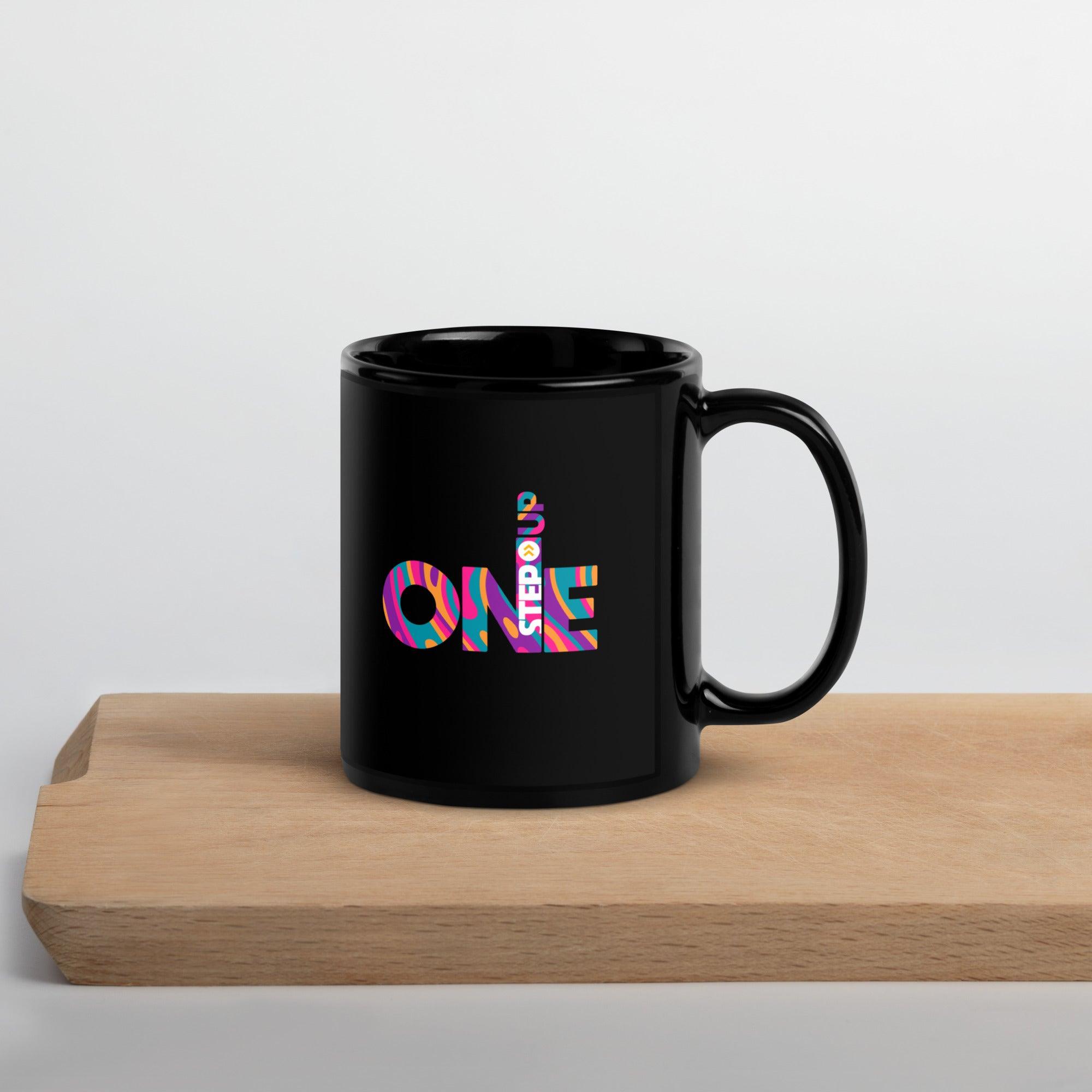 Classy Monochrome Typography Mug - Beyond T-shirts