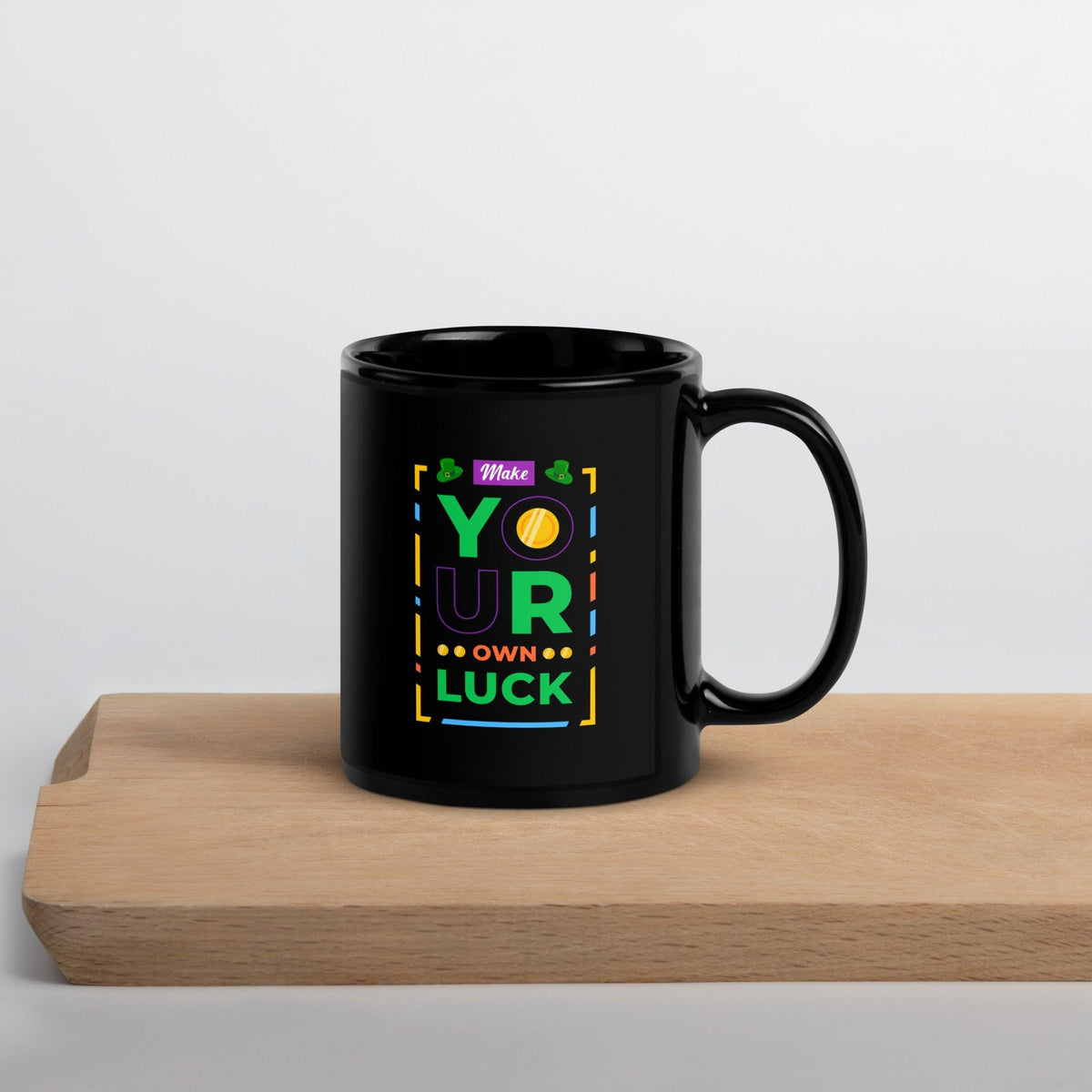 Art of Words Black Glossy Mug - Beyond T-shirts