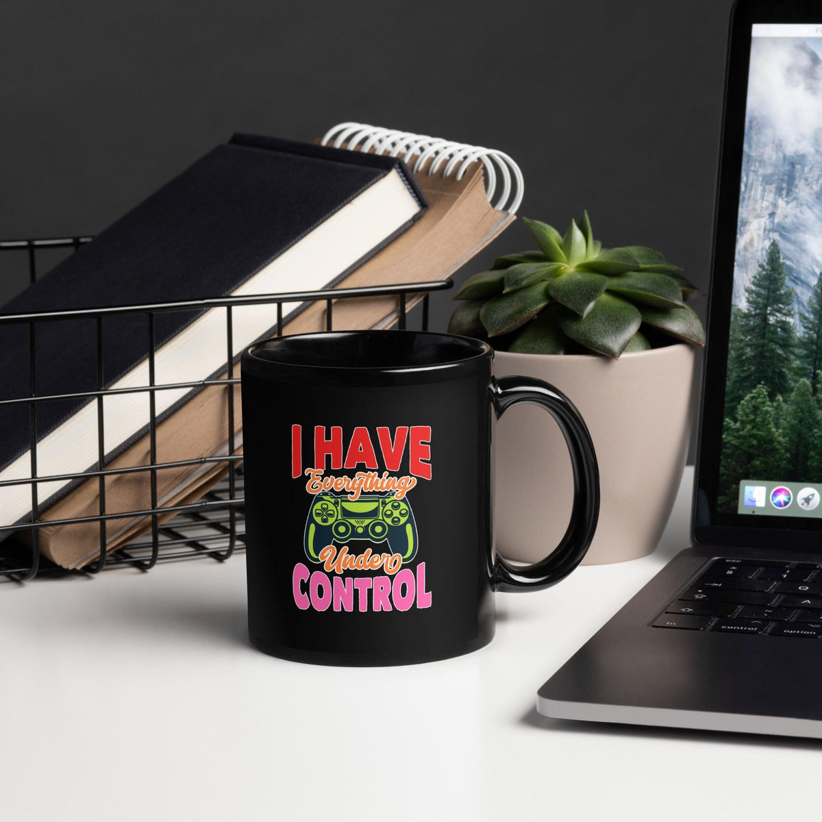 Game On Black Glossy Mug - Beyond T-shirts