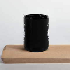 How Much I Love You Black Glossy Mug