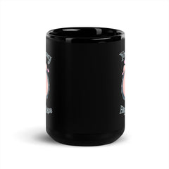 You're My Happy Place Black Glossy Mug