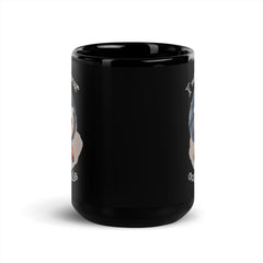 I Miss You Black Glossy Mug