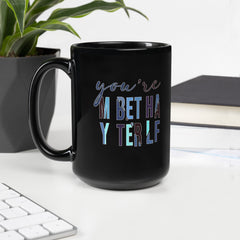 Better Half Black Glossy Mug