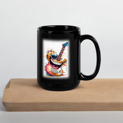 Saxophonist’s Smooth Sip Black Mug
