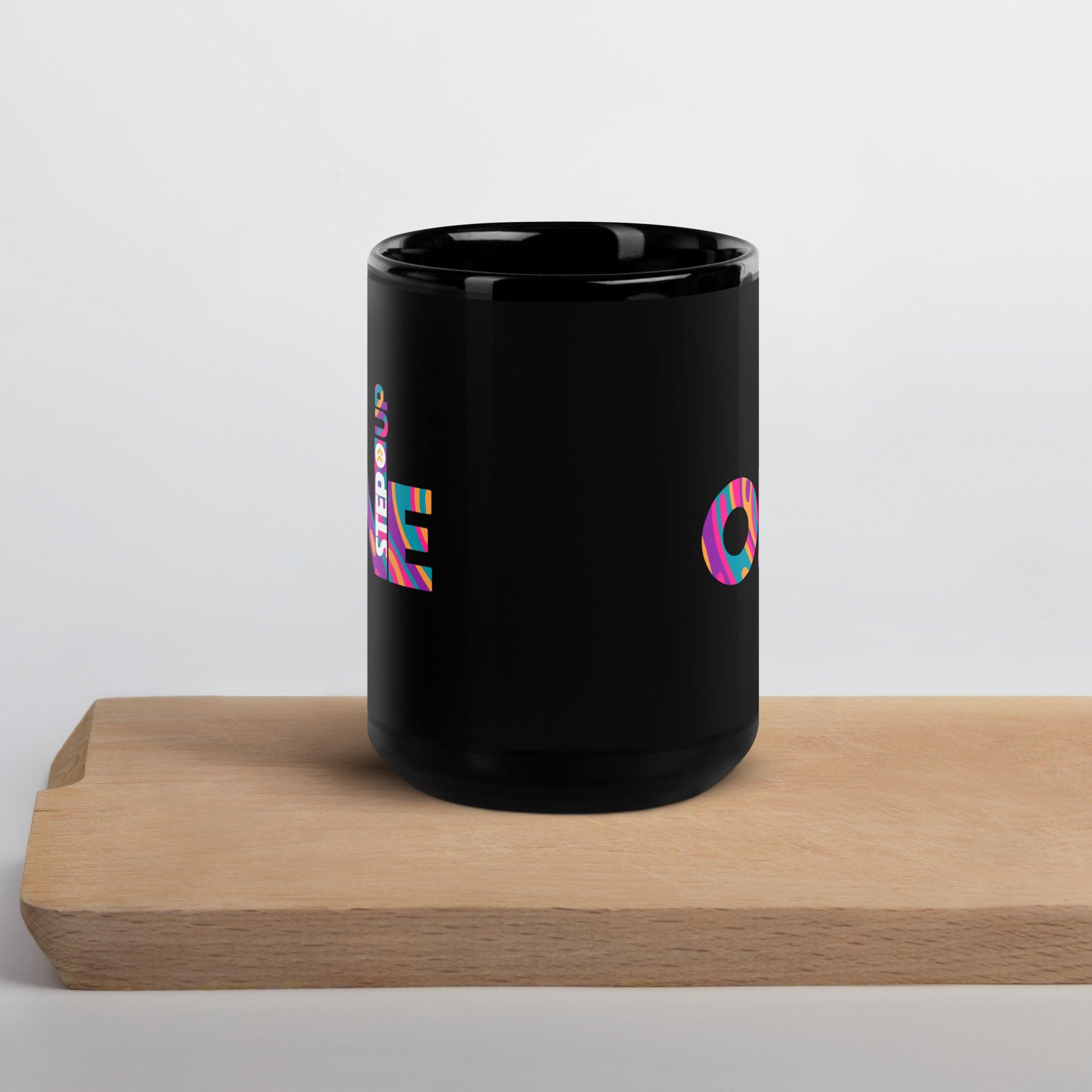 Classy Monochrome Typography Mug - Beyond T-shirts