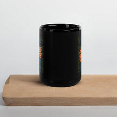 Modern Calligraphy Black Glossy Mug - Beyond T-shirts