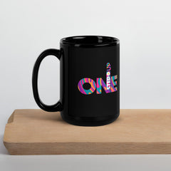 Classy Monochrome Typography Mug - Beyond T-shirts