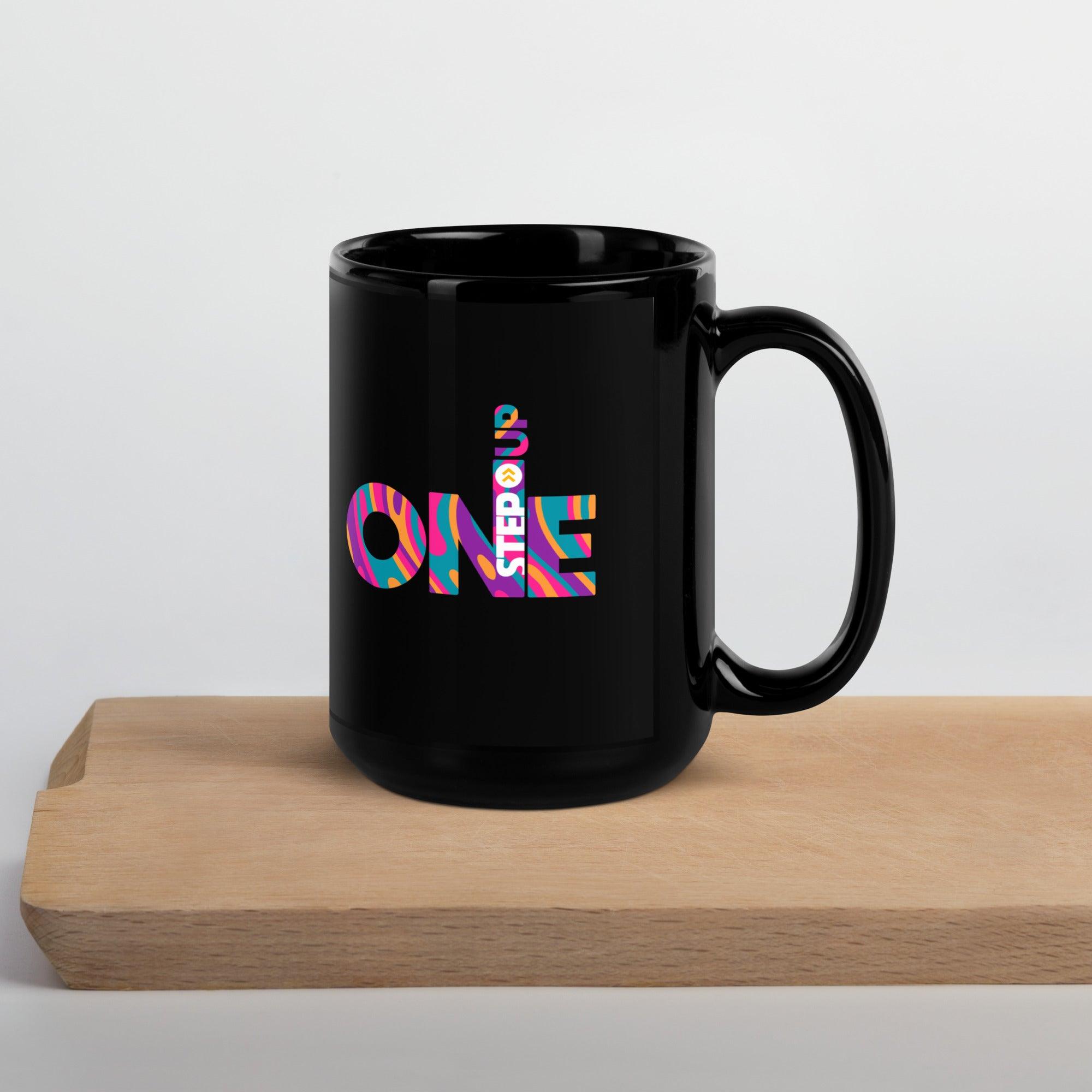 Classy Monochrome Typography Mug - Beyond T-shirts