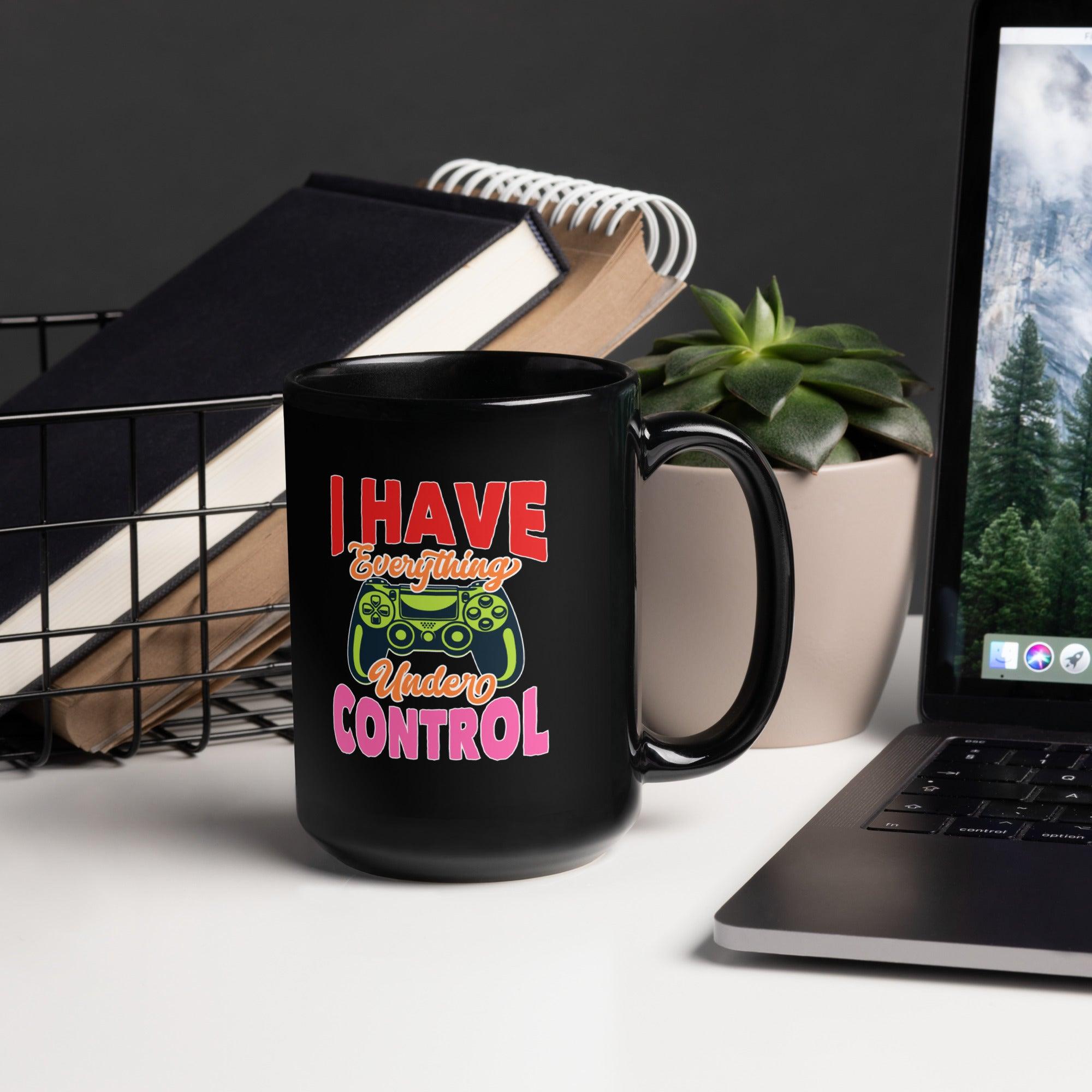 Game On Black Glossy Mug - Beyond T-shirts