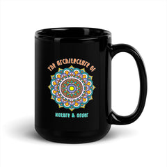 Chakra Awakening Mandala Black Glossy Mug - Beyond T-shirts