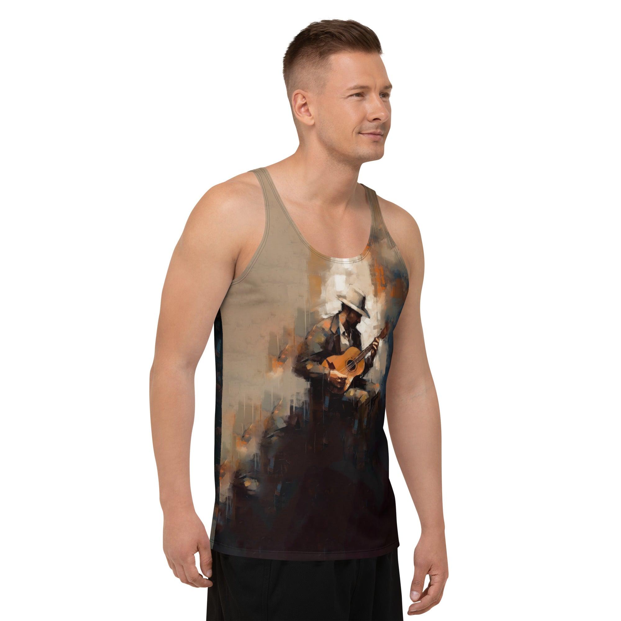 Bluesy Bliss Men's Tank Top - Beyond T-shirts