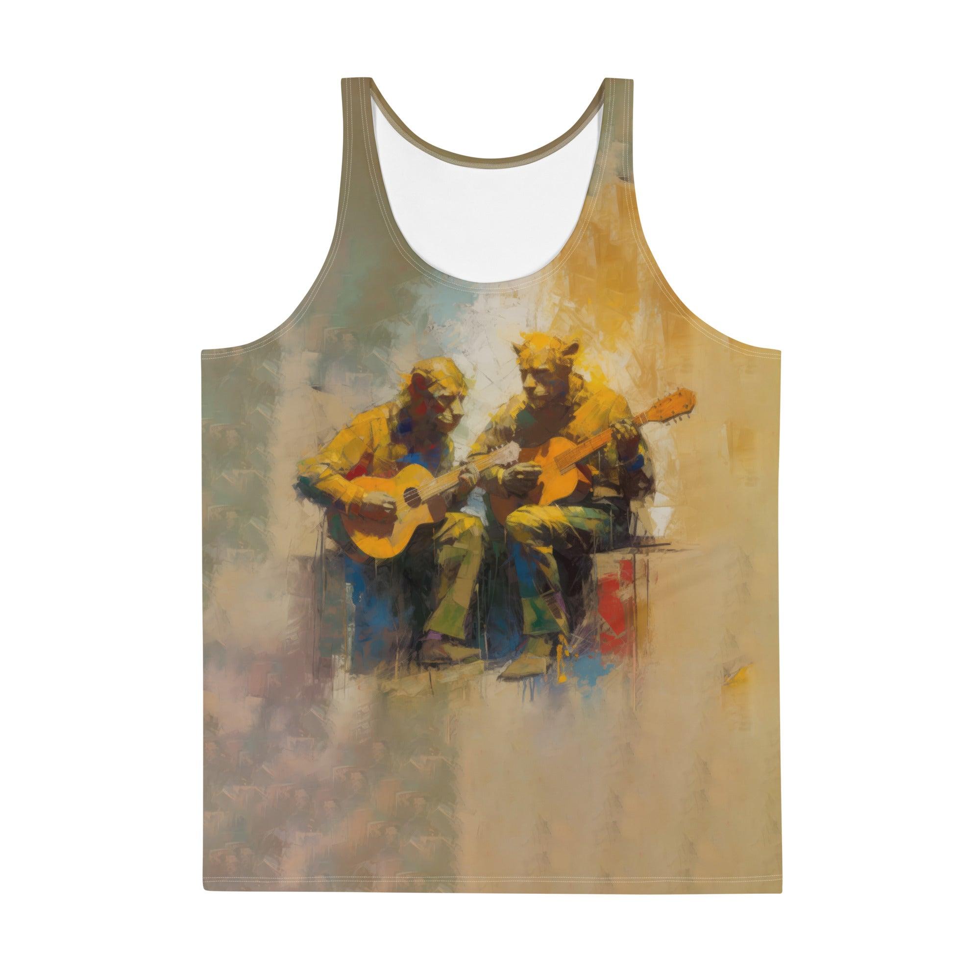 Bluesy Brilliance Men's Tank Top - Beyond T-shirts