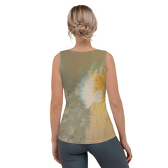 Bluesy Brilliance Sublimation Cut & Sew Tank Top - Beyond T-shirts