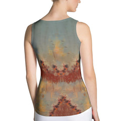 Bluesy Serenades Sublimation Cut & Sew Tank Top - Beyond T-shirts