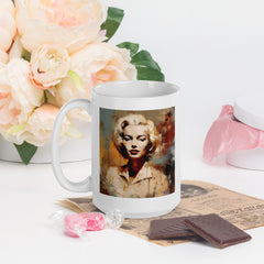 Bluesy Serenades White glossy mug - Beyond T-shirts