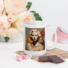 Bluesy Serenades White glossy mug - Beyond T-shirts