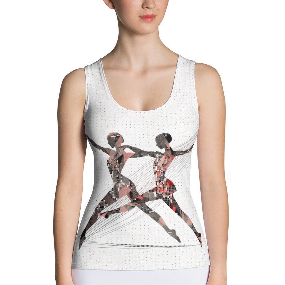 Bold Women's Dance Expression Sublimation Cut & Sew Tank Top - Beyond T-shirts