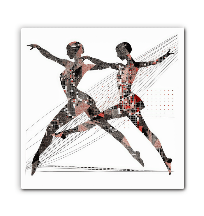 Bold Women s Dance Expression Wrapped Canvas - Beyond T-shirts