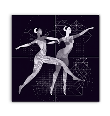 Bold Women's Dance Performance Wrapped Canvas - Beyond T-shirts