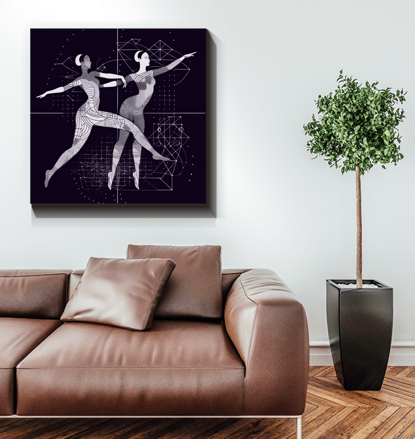 Bold Women's Dance Performance Wrapped Canvas - Beyond T-shirts