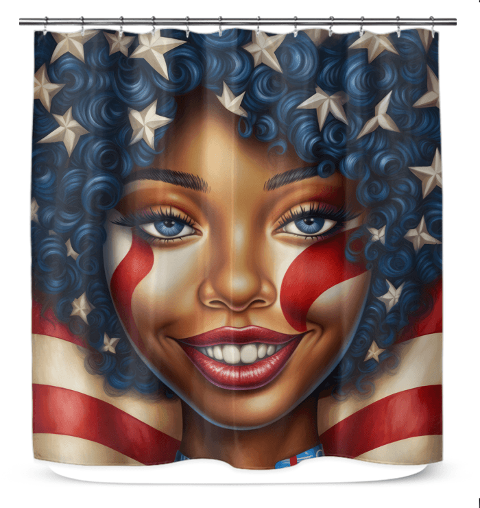 Born In The USA Shower Curtain - Beyond T-shirts