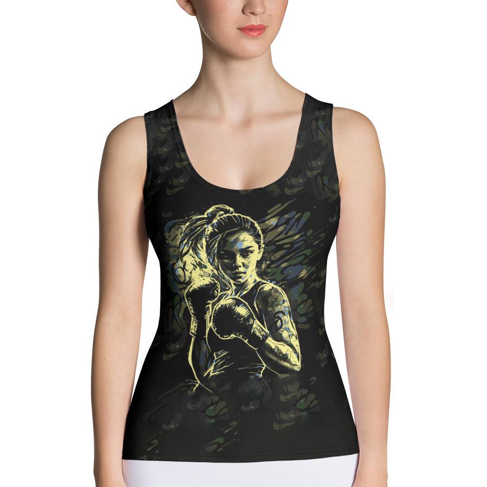 Boxing Is The Sport Of Life Sublimation Cut & Sew Tank Top - Beyond T-shirts