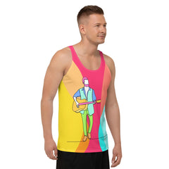 Trendy Guitarist Tank - Back View