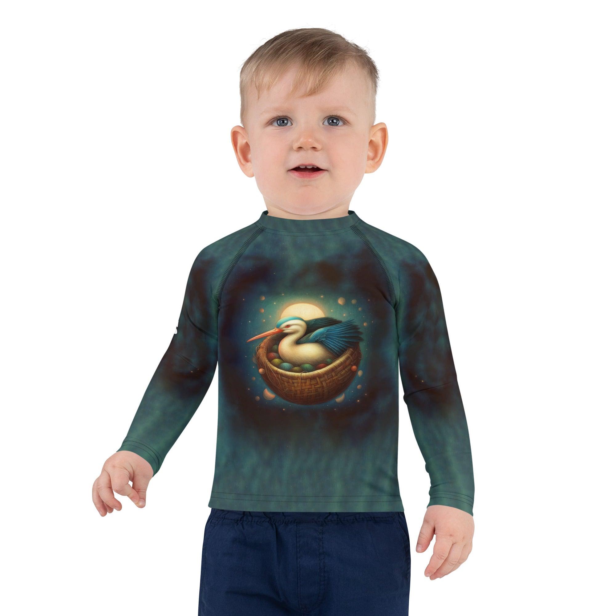 CB3-05 Kids Rash Guard on hanger - product display