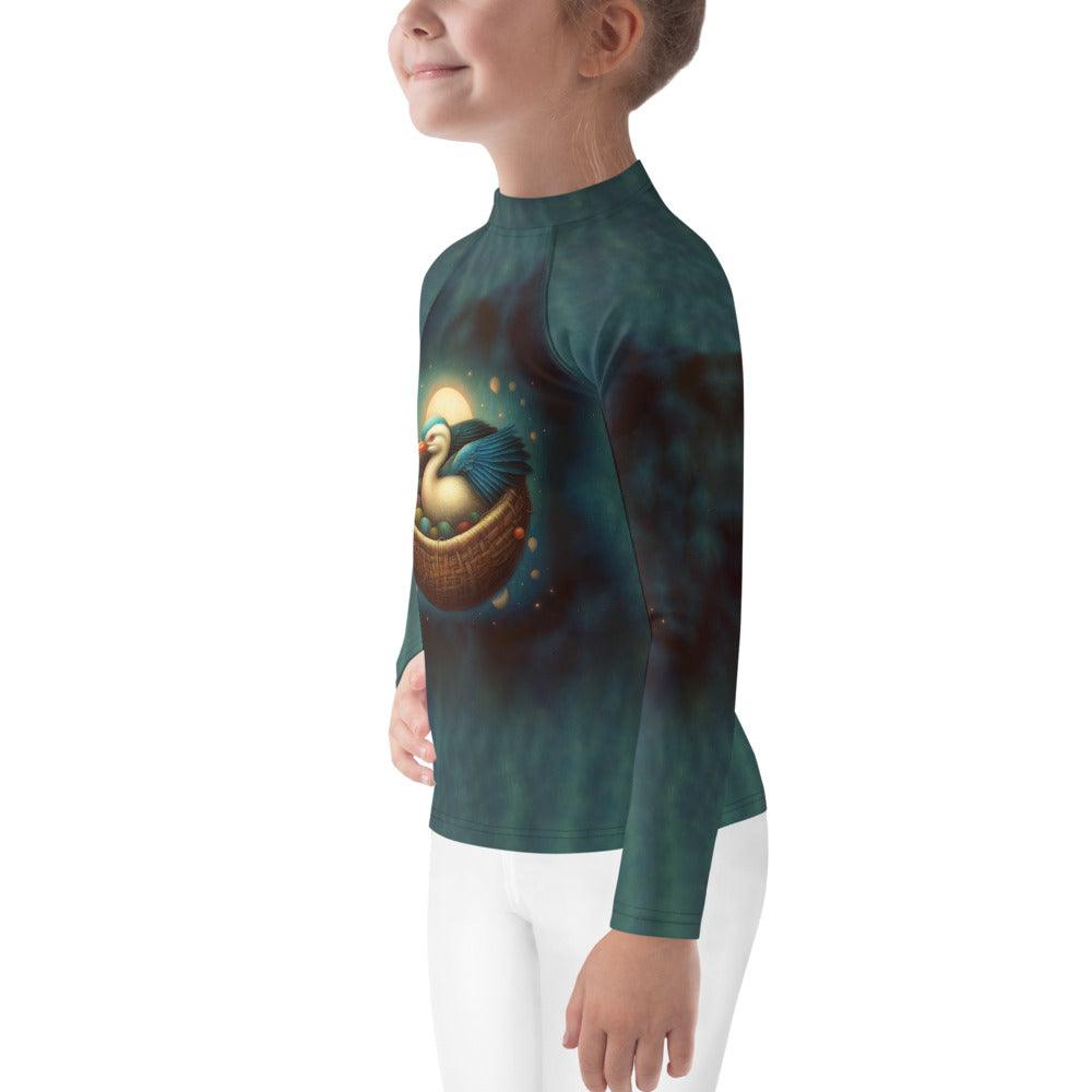 Group of children wearing CB3-05 Rash Guards - variety of colors