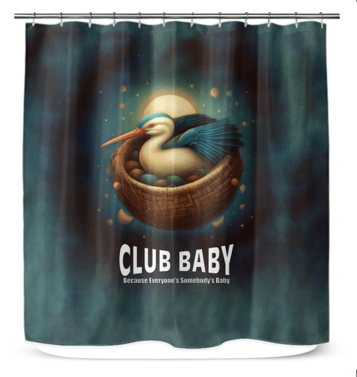 CB3-05 elegant shower curtain with waterproof material