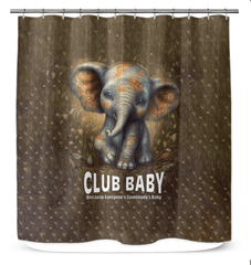 Elegant CB3-08 shower curtain with a waterproof design for modern bathrooms.