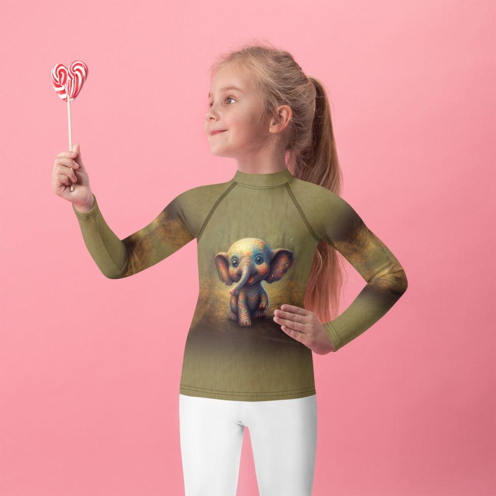 CB3-10 Kids Rash Guard in packaging.