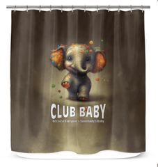 Close-up of CB3-11 Shower Curtain Fabric Texture