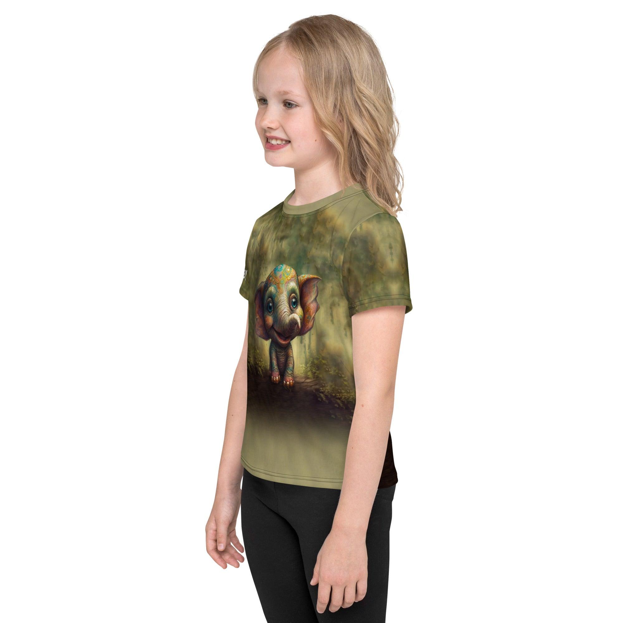 CB3-14 crew neck t-shirt for kids size chart