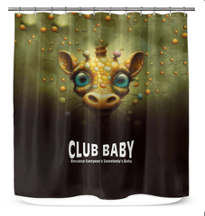 Premium Quality CB3-21 Shower Curtain Hanging in Bathroom