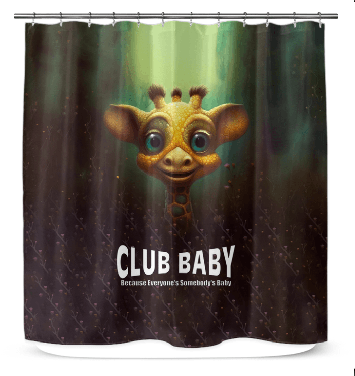 CB3-22 ShowerCurtain in Modern Bathroom Setting