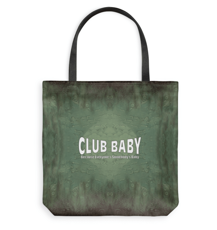 Woman carrying CB3-25 Basketweave Tote Bag in urban setting