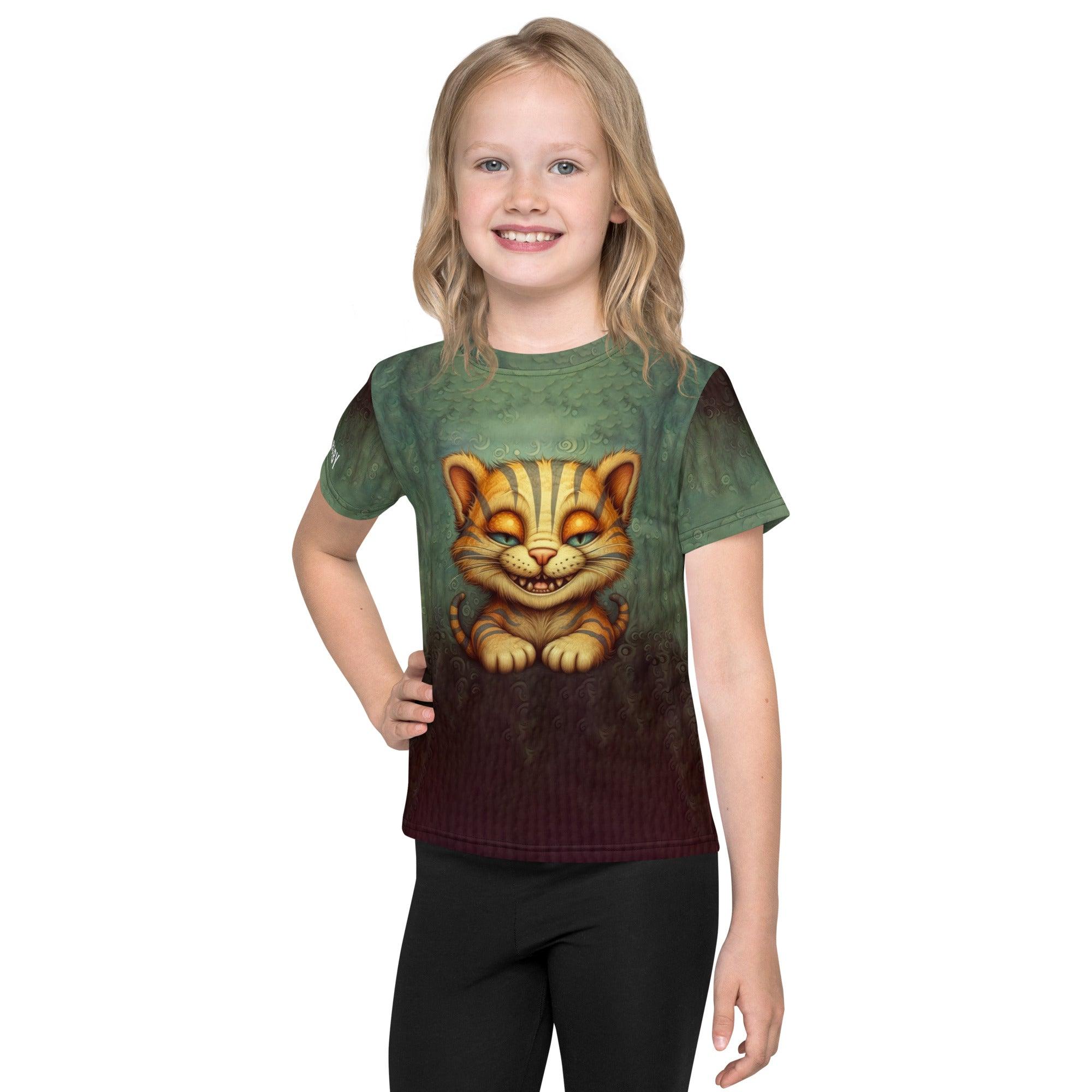 CB3-25 Kids Crew Neck T-Shirt - Side View.