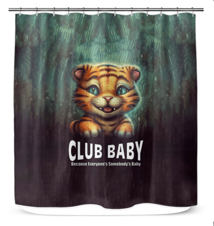 Modern Shower Curtain - CB3-26 Design