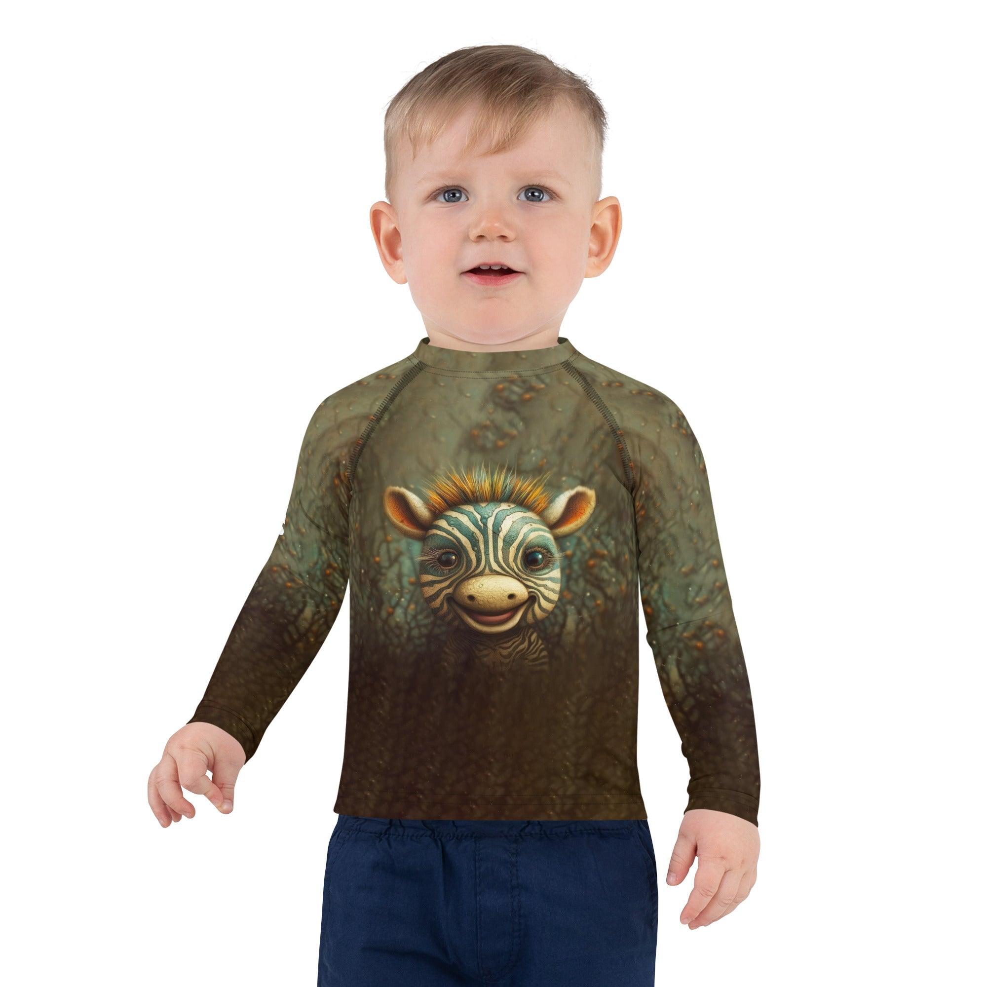 CB3-30 Kids Rash Guard in action, protecting from sun and chafing.
