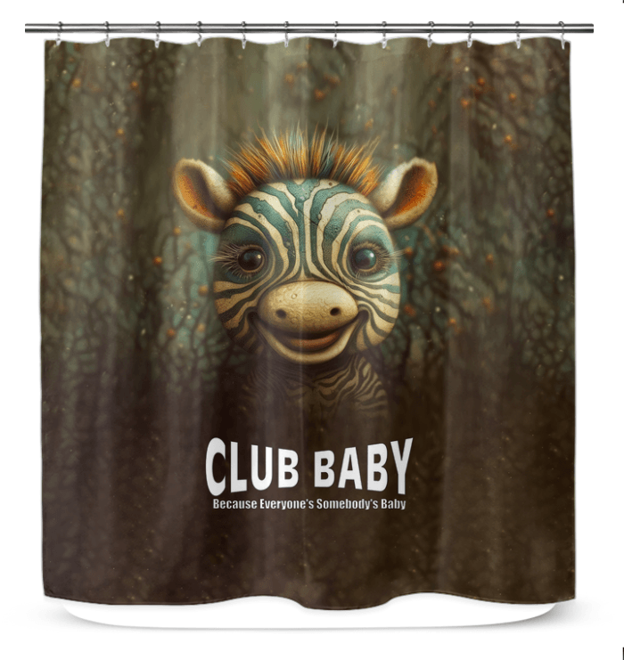CB3-30 Shower Curtain in White