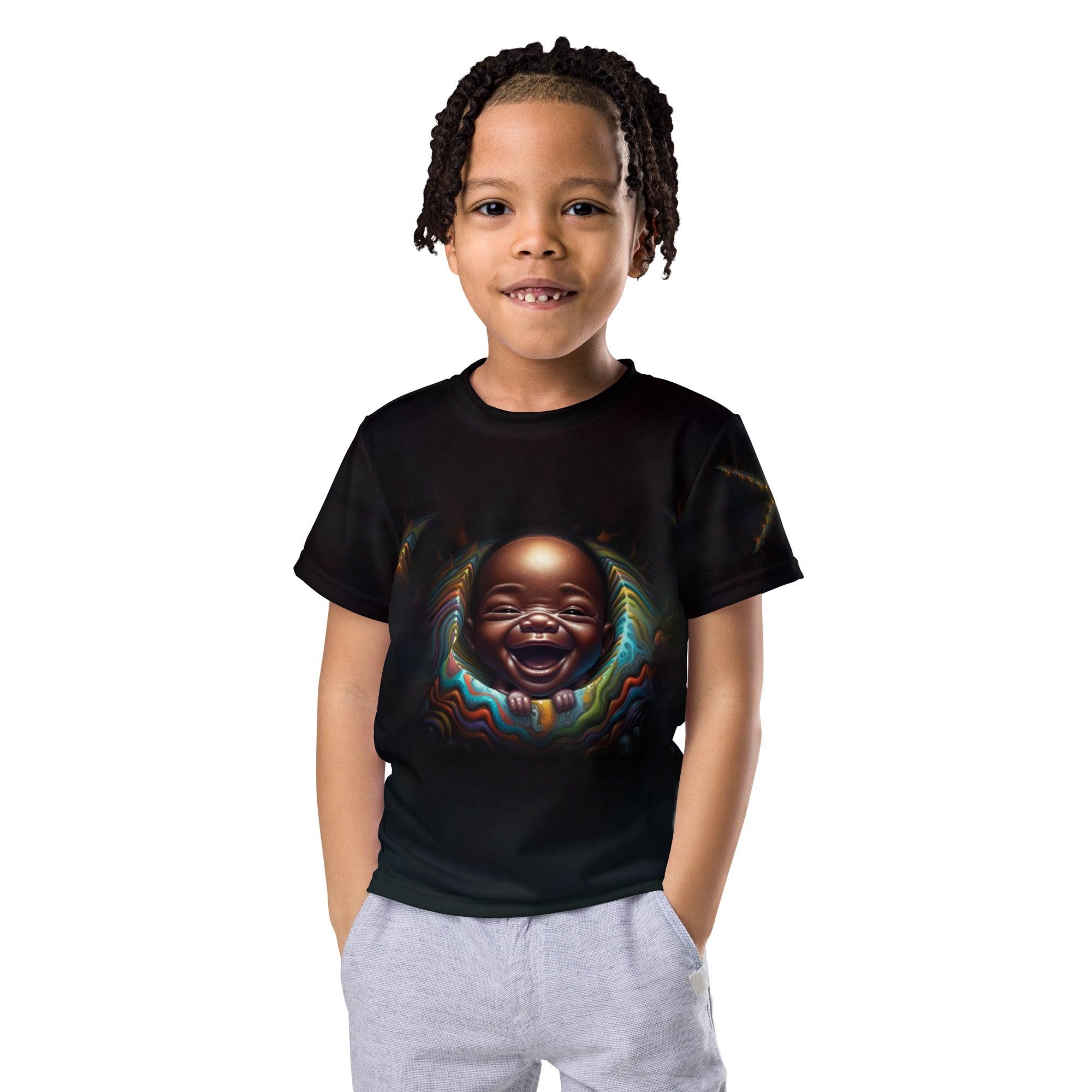 CB3-33 children's cotton t-shirt in action