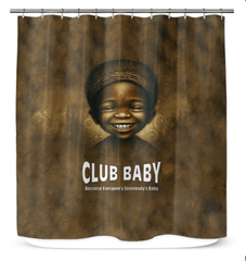 CB3-37 elegant waterproof shower curtain in a modern bathroom setting.
