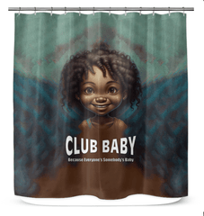 Elegant CB3-38 shower curtain showcasing waterproof and durable design.